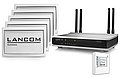 Produktcollage vom LANCOM Wireless ePaper Conference Set