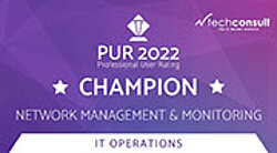 Logo zum PUR IT-operations Award 2022 in der Kategorie „Network Management & Monitoring“