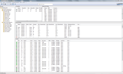 User interface LANCOM WLANmonitor screenshot