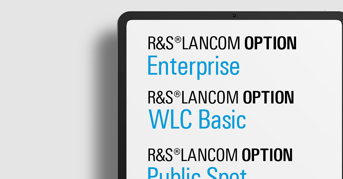 Software Options: R&S Networks and Cybersecurity