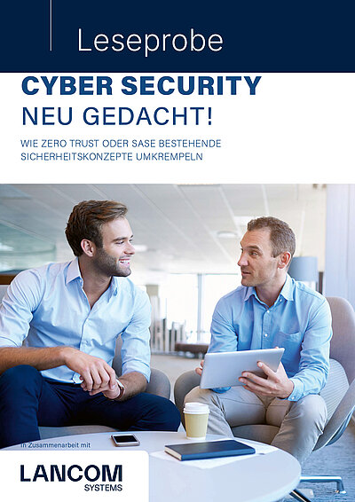 Titelbild der techconsult und R&S Networks and Cybersecurity (vormals LANCOM) Studie bzgl. Cyber Security