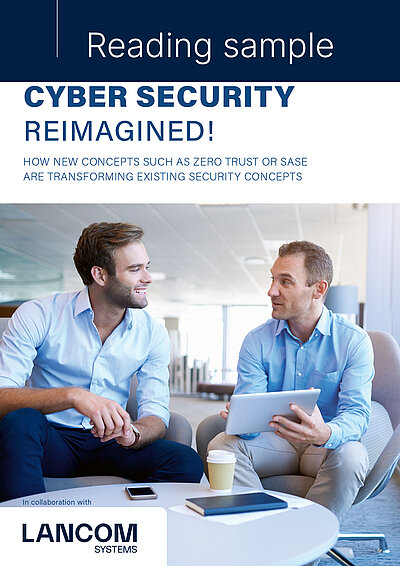 Cover image of the techconsult and R&S Networks and Cybersecurity (formerly LANCOM) study on cyber security