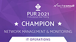 Logo zum PUR IT-operations Award 2021 in der Kategorie „Network Management & Monitoring“