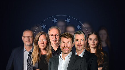 R&S Networks and Cybersecurity management, founders and team, united for digital sovereignty in Europe.