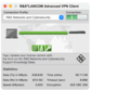 Screenshot R&S®LANCOM Advanced VPN Client macOS