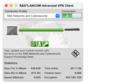 Screenshot R&S®LANCOM Advanced VPN Client macOS