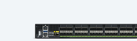Header banner with R&S®LANCOM Core Switch