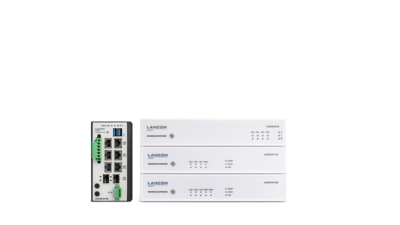 Product collage of the R&S®LANCOM Unified Firewalls desktop models