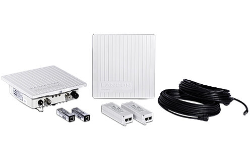 Produktcollage LANCOM OAP-321 Bridge-Kit 