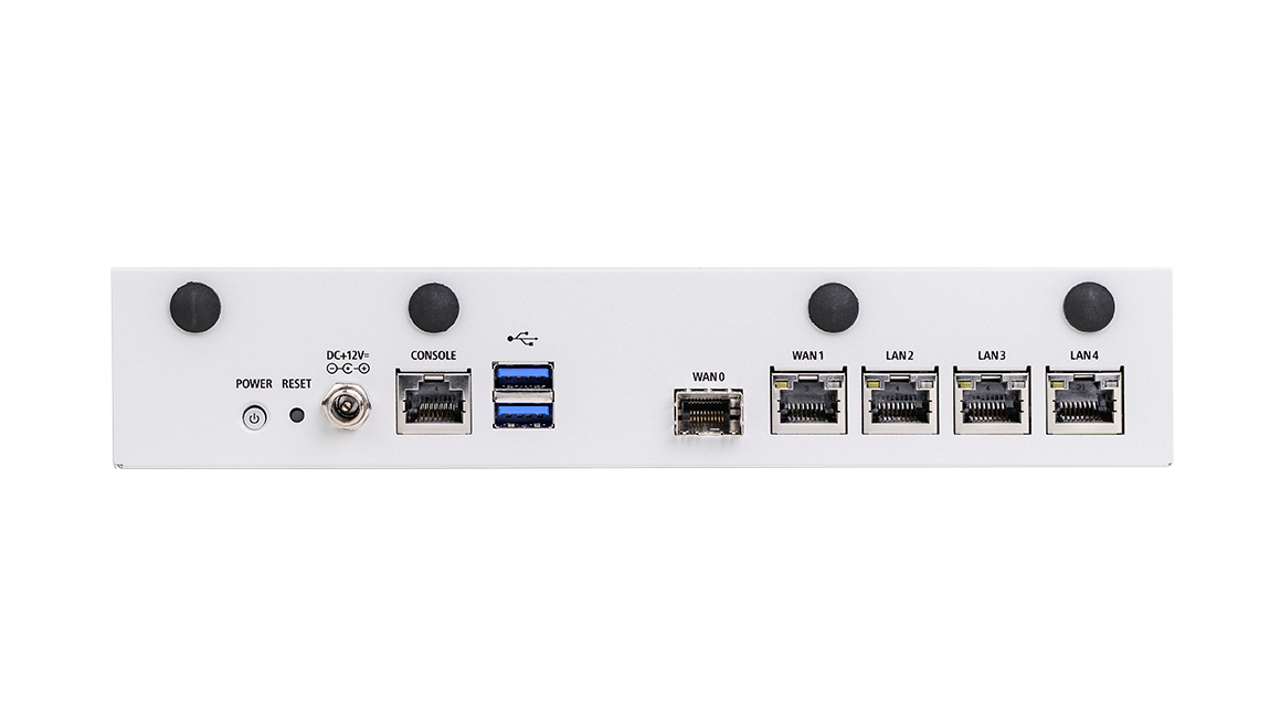 Product photo back view R&S®LANCOM Unified Firewall UF-160