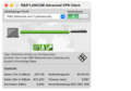 Screenshot R&S®LANCOM Advanced VPN Client macOS