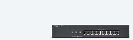 Header banner with Unmanaged Switch