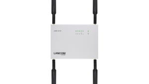Produktfoto R&S®LANCOM IAP-5G mit Antennen