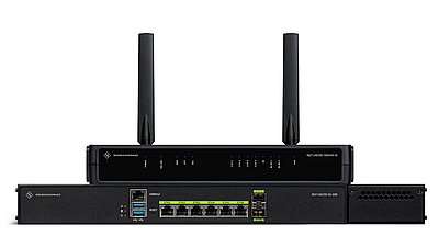 Collage of router & SD-WAN