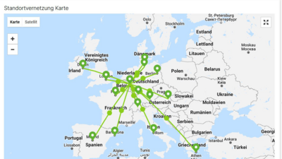 Screenshot: VPN-Dashboard in der R&S®LMC