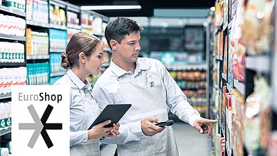 Mitarbeitende eines digitalisierten Einzelhandels