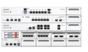 Product collage of the R&S®LANCOM Unified Firewalls rack models