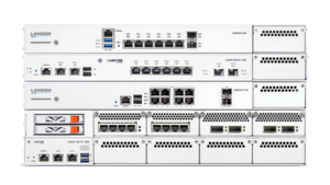 Product collage of the R&S®LANCOM Unified Firewalls rack models