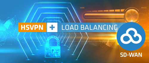 Imagebild mit Schloss und den Begriffen HSVPN und Load Balancing