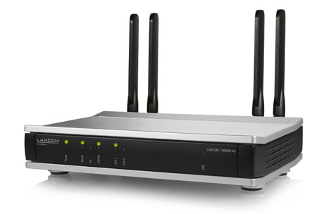 Produktbild LANCOM 1780EW-4G in schräger Frontansicht