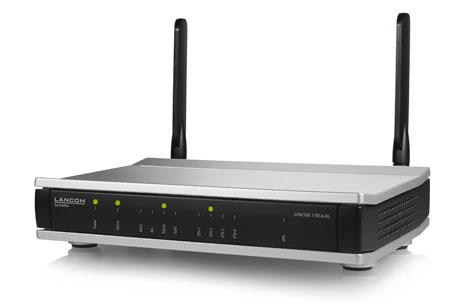 Produktbild LANCOM 1781A-4G in schräger Frontansicht