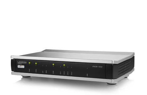 Produktbild LANCOM 1781EF-CC in schräger Frontansicht
