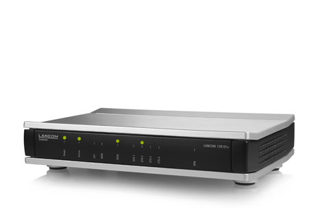 Produktbild LANCOM 1781EF+ in schräger Frontansicht