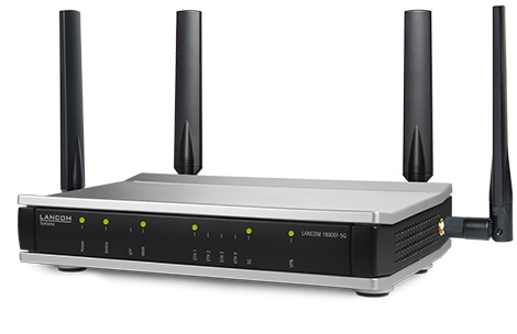 Side view of R&S®LANCOM 1800EF-5G