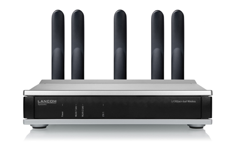 Produktbild LANCOM L-1302acn dual Wireless aus der Frontansicht