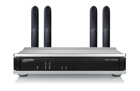 Produktbild LANCOM L-822acn dual Wireless aus der Frontansicht
