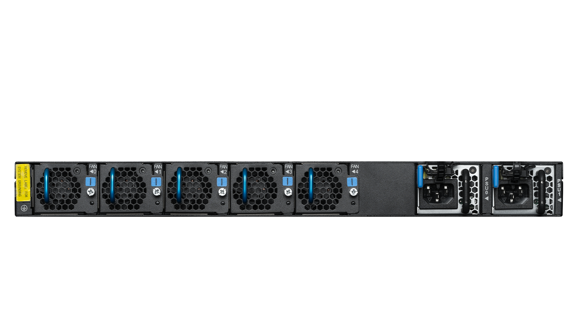 Product photo back view R&S®LANCOM YS-7154CF with back-to-front (B2F) airflow