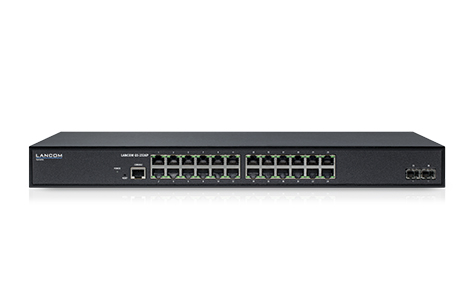 Produktbild LANCOM GS-2326P aus der Frontansicht